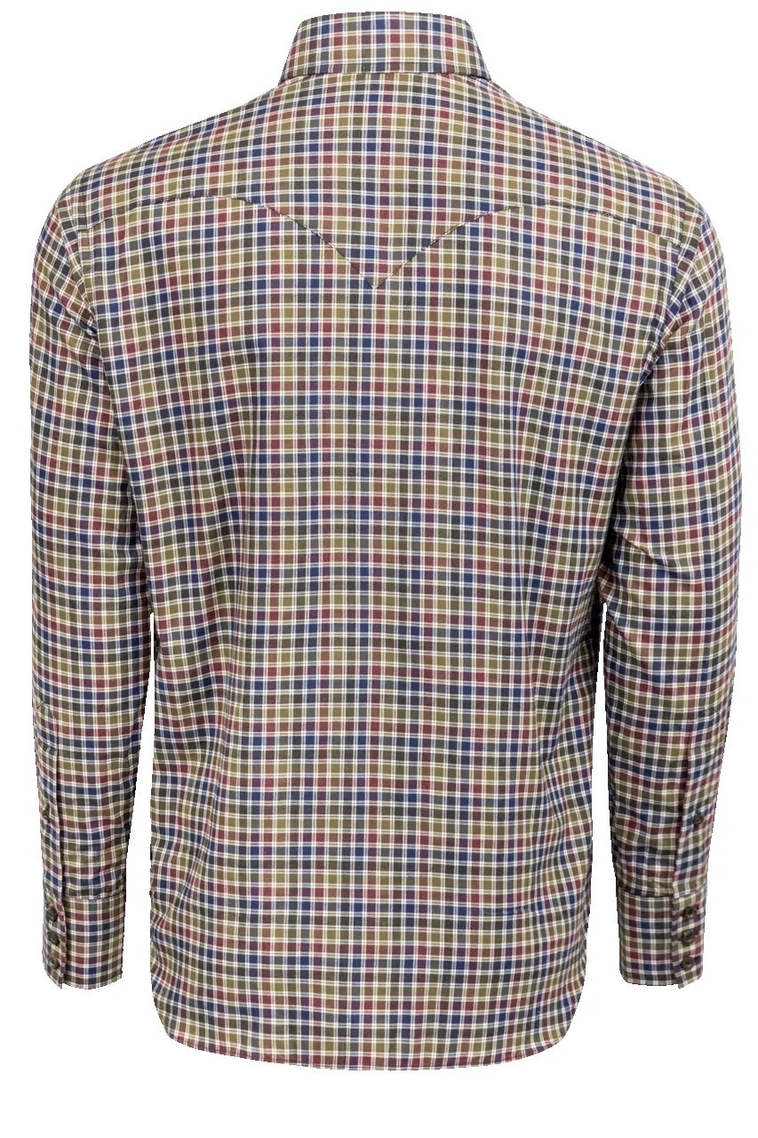 Lyle Lovett for Hamilton Button-Front Shirt - Olive & Plum sold by Pinto Ranch product image thumbnail 2