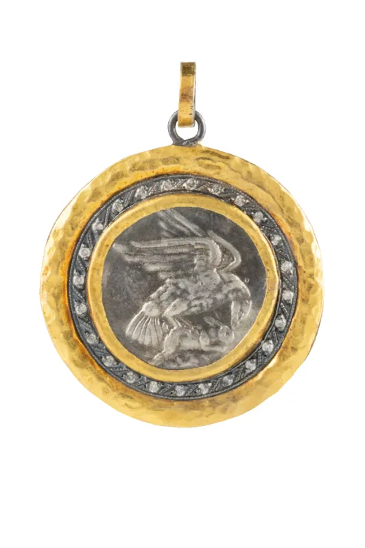 Gold & Diamond Eagle Pendant sold by Pinto Ranch