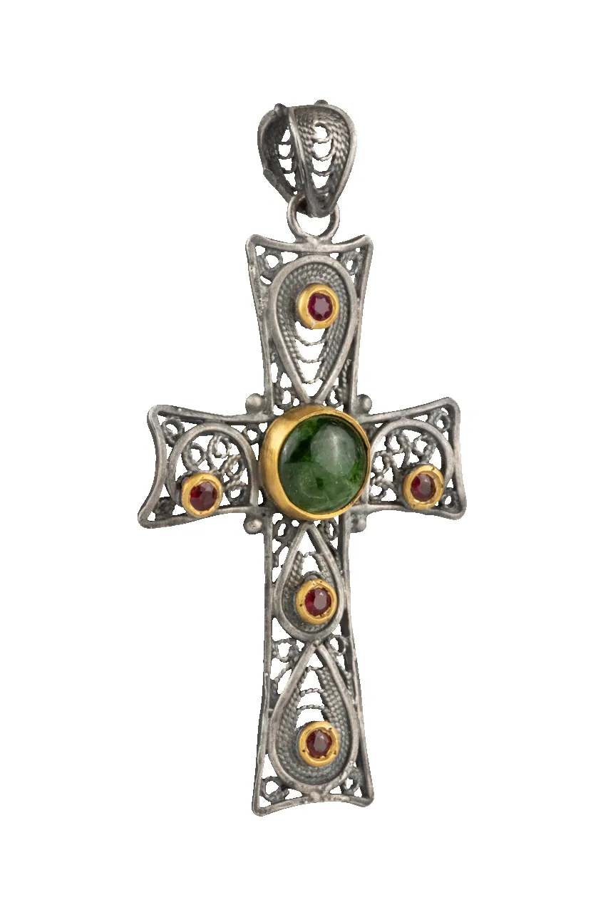 Ruby Cross Pendant sold by Pinto Ranch product image thumbnail 2