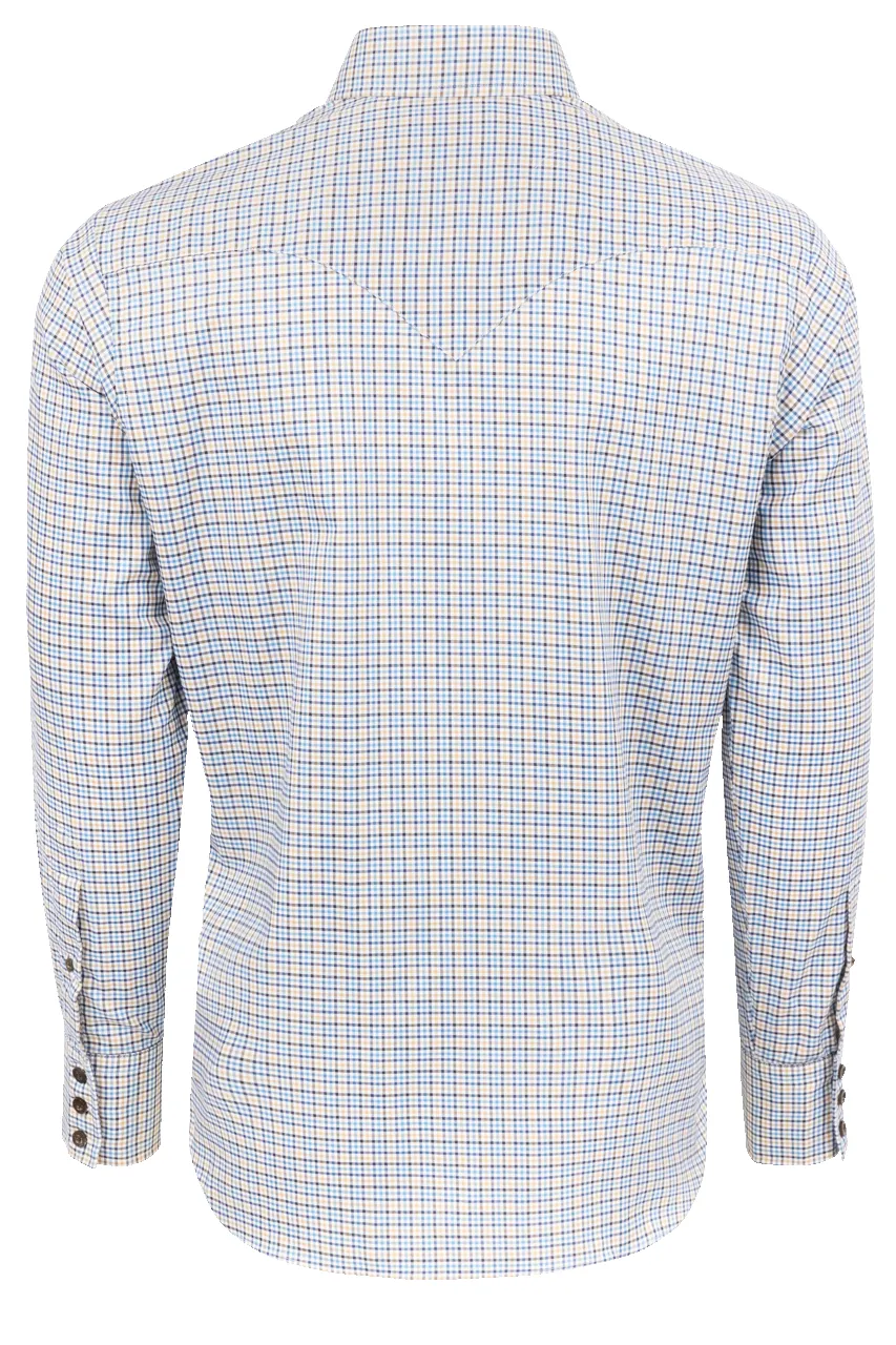 Lyle Lovett for Hamilton Button-Front Shirt - Navy & White sold by Pinto Ranch product image thumbnail 2