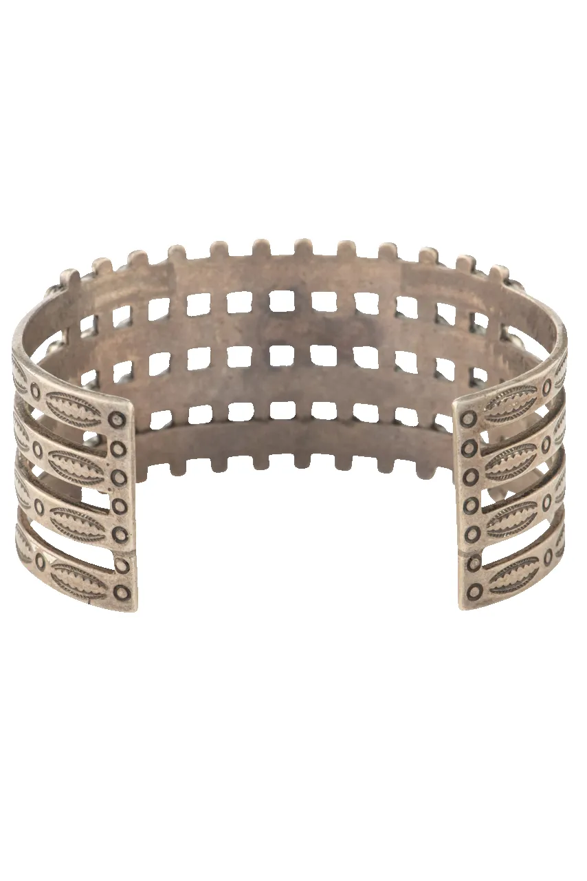 Sleeping Beauty Turquoise Studded Cuff Bracelet sold by Pinto Ranch product image thumbnail 2