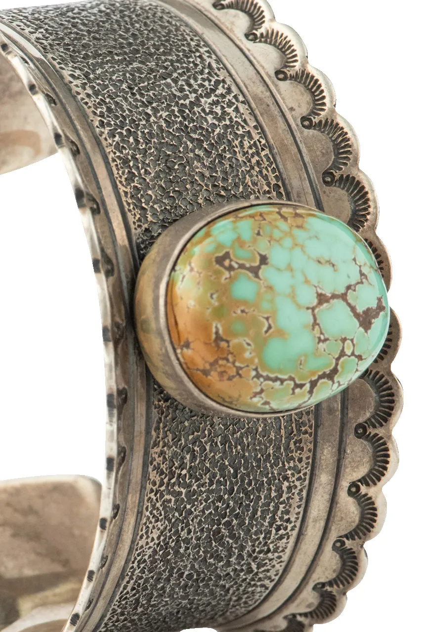 Royston Turquoise Stone Cuff Bracelet sold by Pinto Ranch product image thumbnail 4