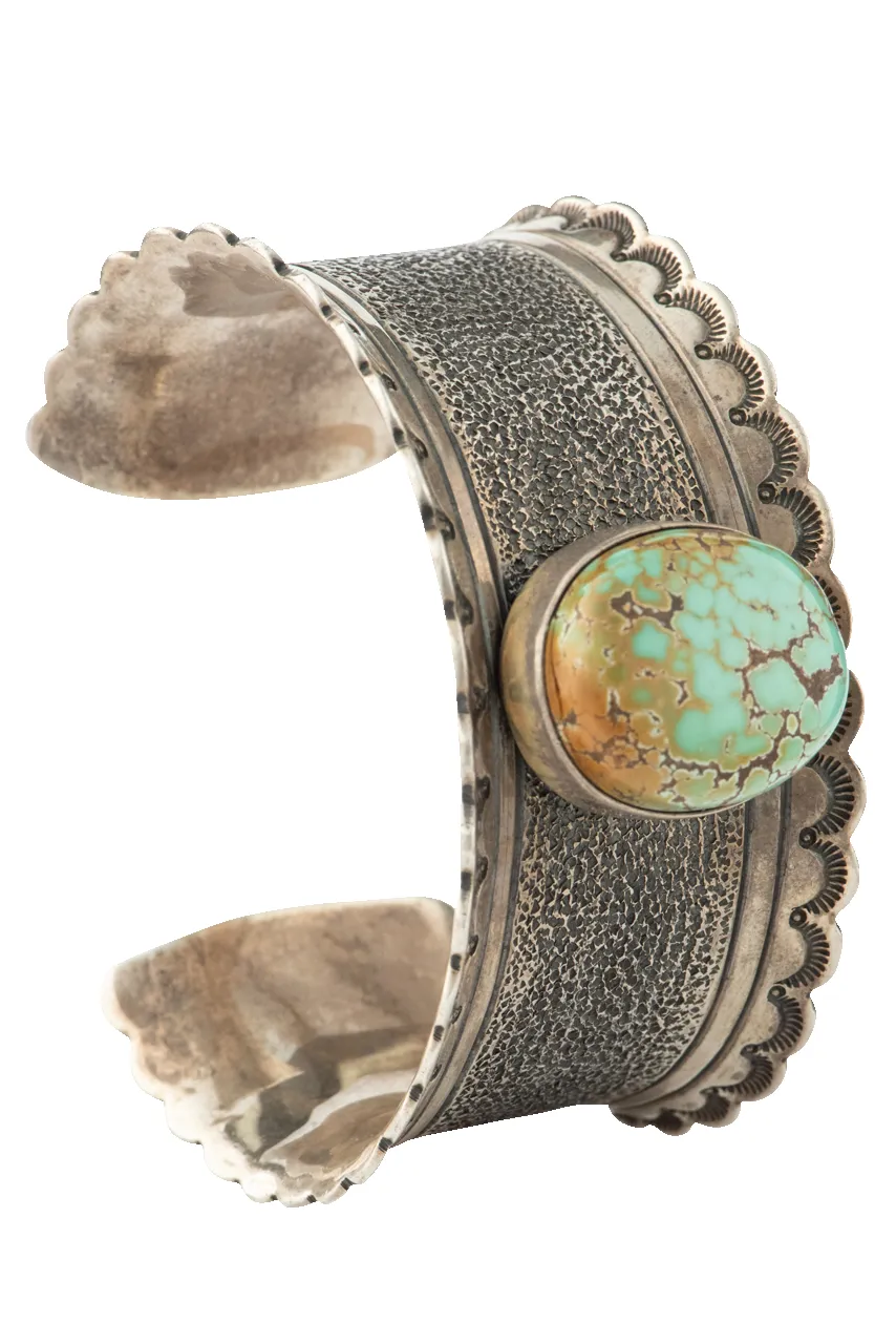 Royston Turquoise Stone Cuff Bracelet sold by Pinto Ranch product image thumbnail 3