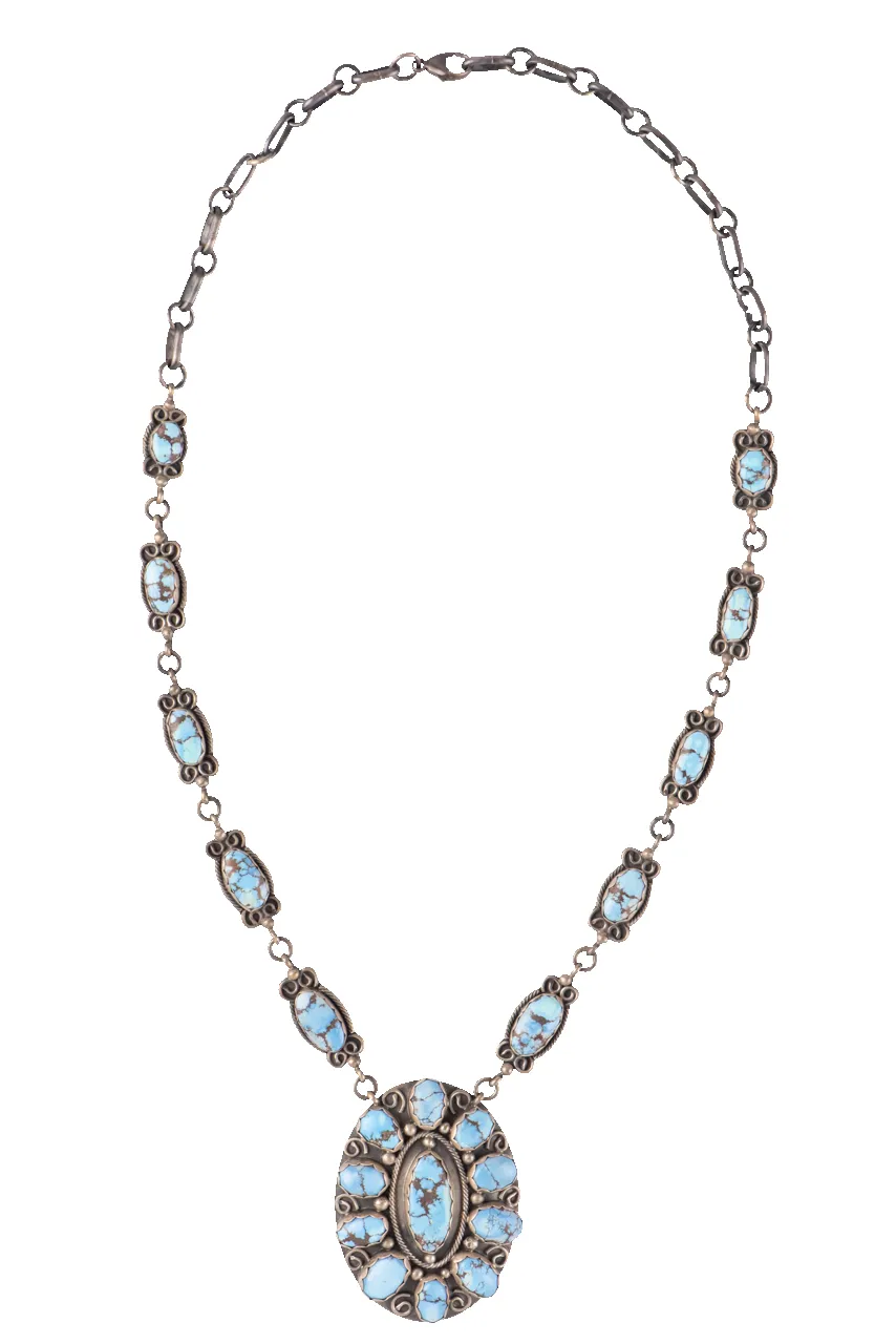 Golden Hills Turquoise Oval Necklace sold by Pinto Ranch
