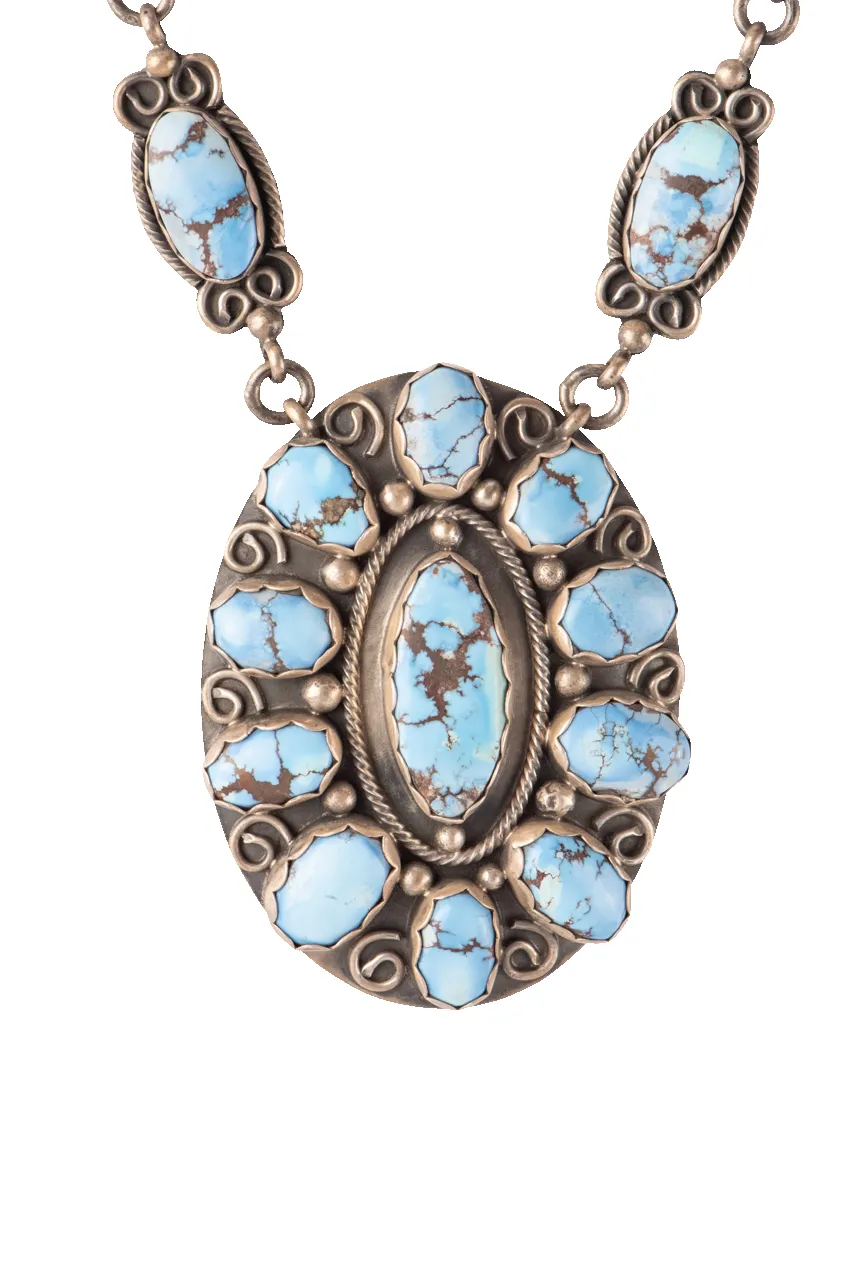 Golden Hills Turquoise Oval Necklace sold by Pinto Ranch product image thumbnail 3