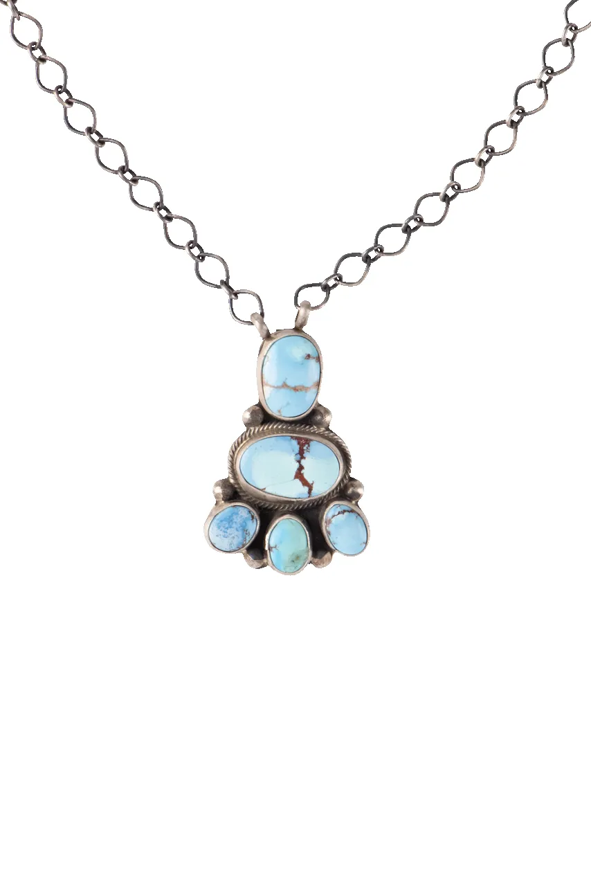 Golden Hills Turquoise Pendant Necklace sold by Pinto Ranch product image thumbnail 2