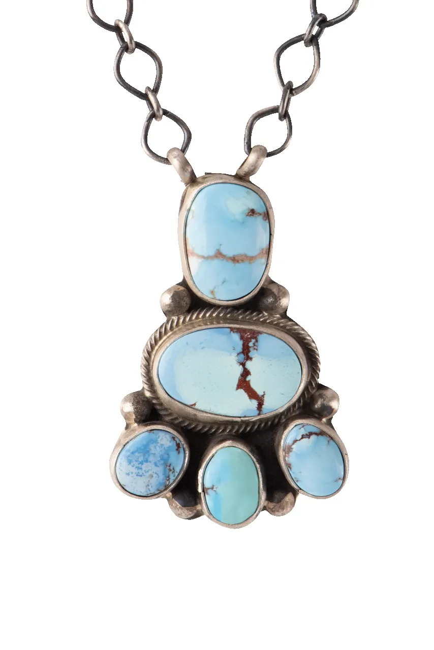 Golden Hills Turquoise Pendant Necklace sold by Pinto Ranch product image thumbnail 3