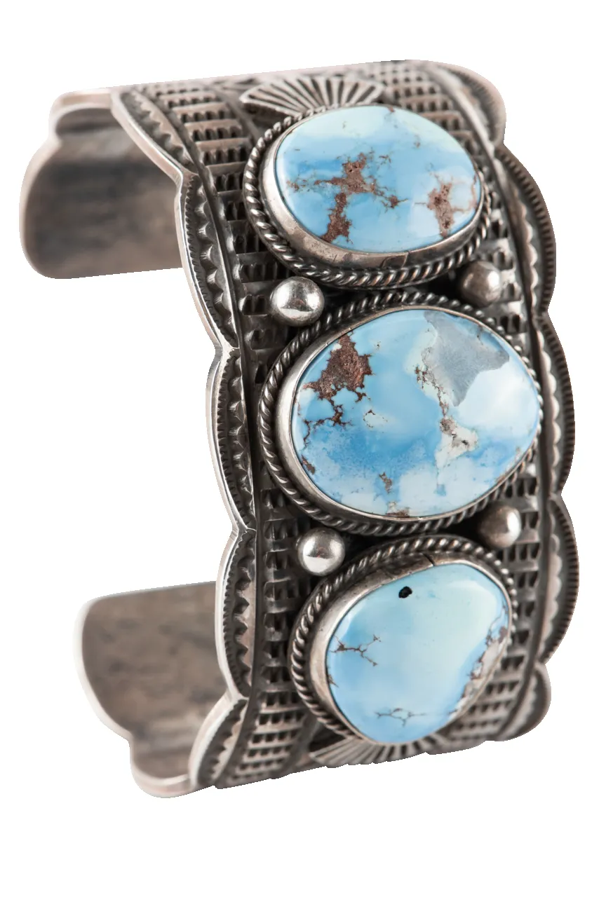 Golden Hills Turquoise Cuff Bracelet sold by Pinto Ranch product image thumbnail 3
