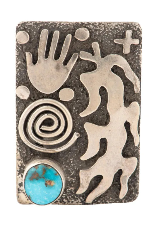 Bisbee Turquoise Statement Ring sold by Pinto Ranch