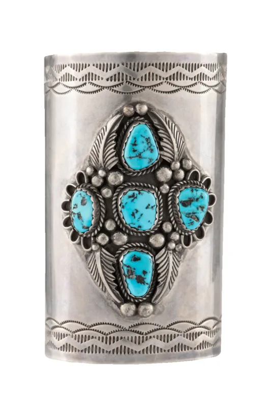 Morenci Turquoise Cuff Bracelet sold by Pinto Ranch