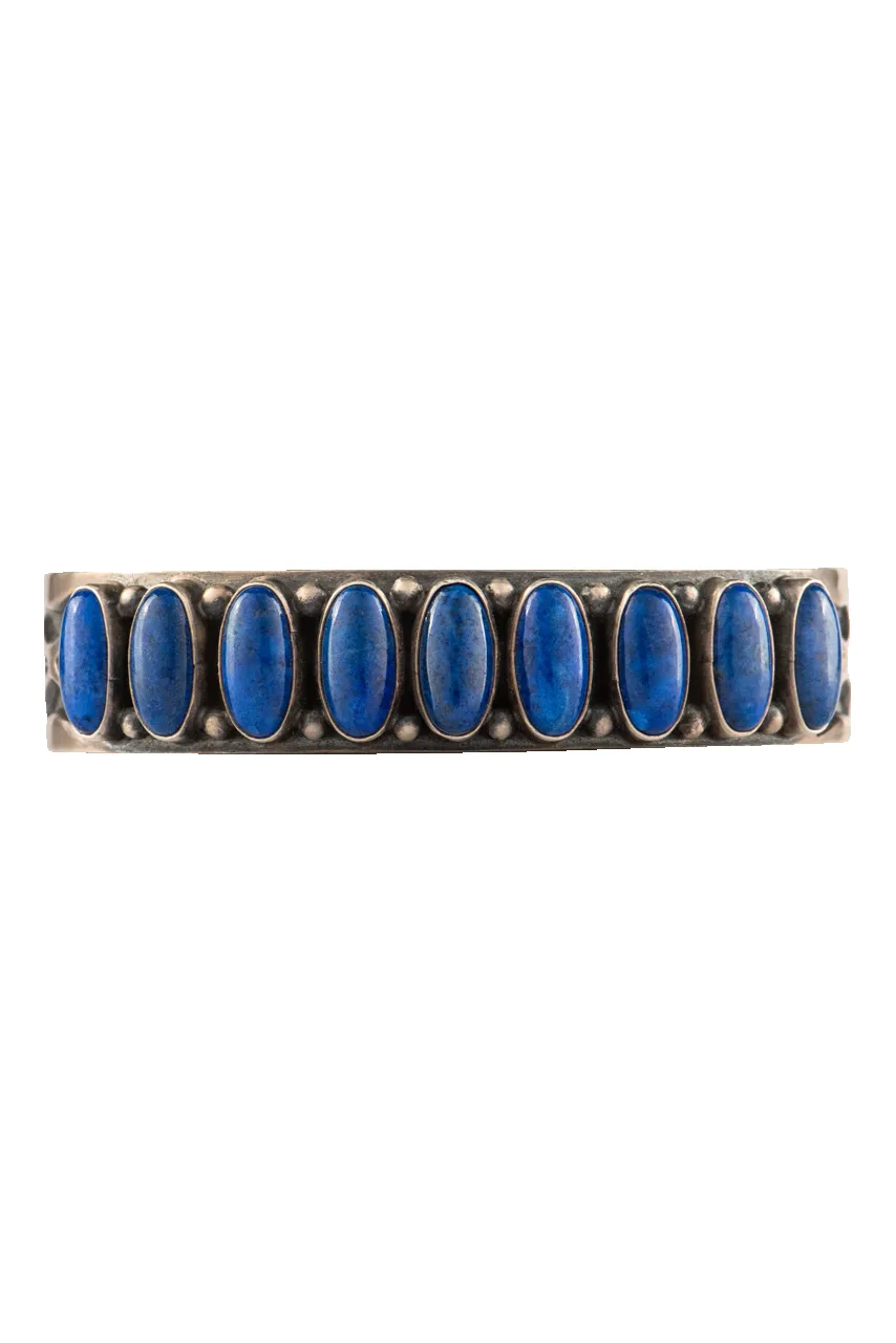 Lapis Lazuli Cuff Bracelet sold by Pinto Ranch