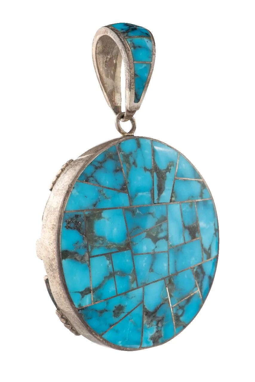 Silver & Turquoise Pendant sold by Pinto Ranch product image thumbnail 3