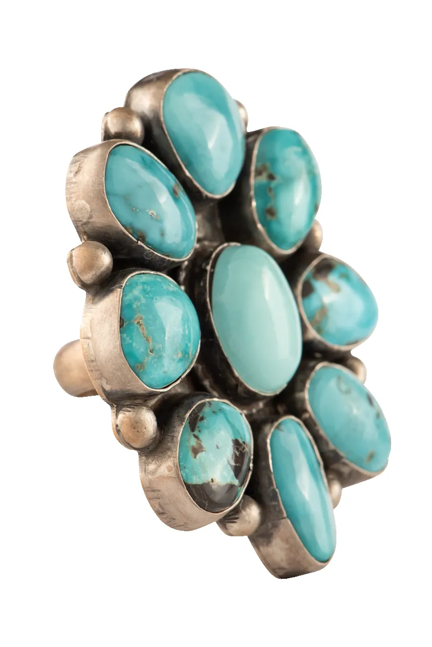 Southwestern Silver & Turquoise Ring sold by Pinto Ranch product image thumbnail 2