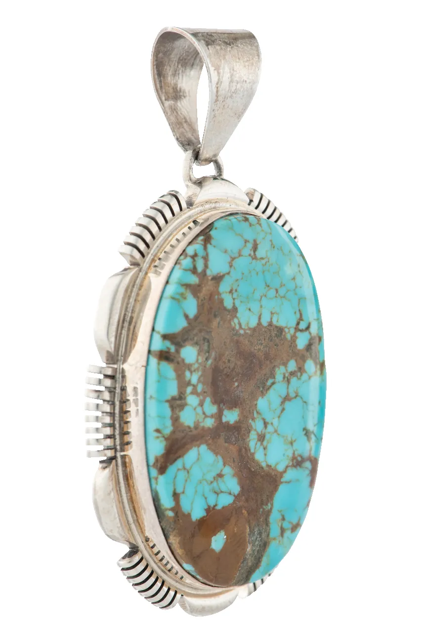 Turquoise & Silver Pendant sold by Pinto Ranch product image thumbnail 2