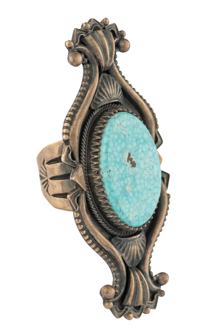 Birdseye Kingman Turquoise Ring sold by Pinto Ranch product image thumbnail 2