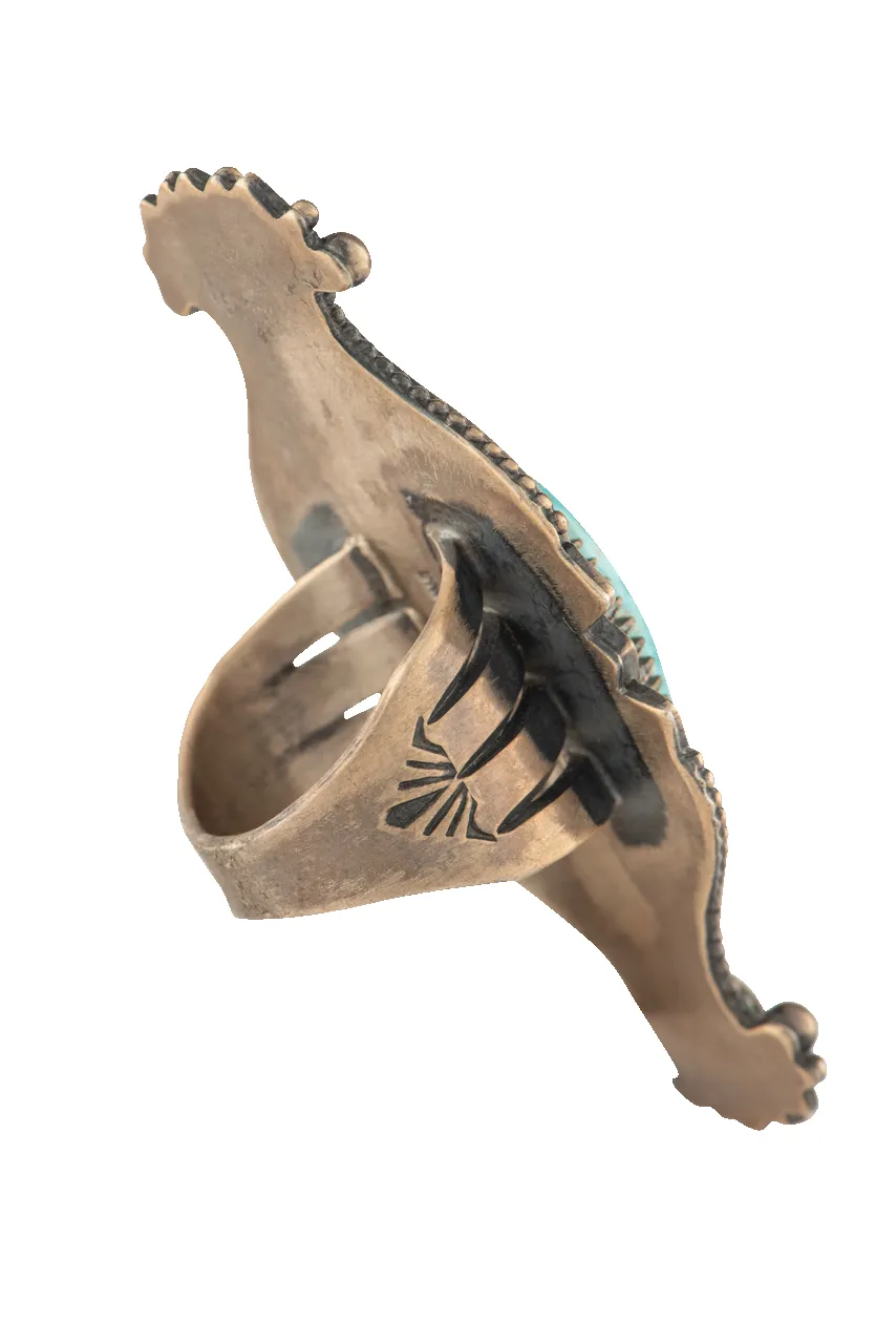 Birdseye Kingman Turquoise Ring sold by Pinto Ranch product image thumbnail 3