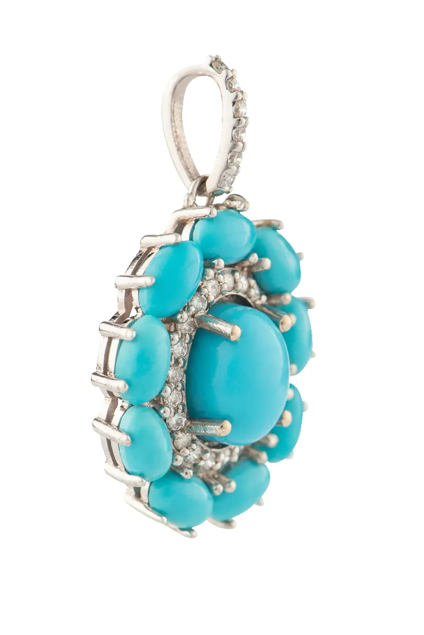Sleeping Beauty Turquoise Pendant sold by Pinto Ranch product image thumbnail 2