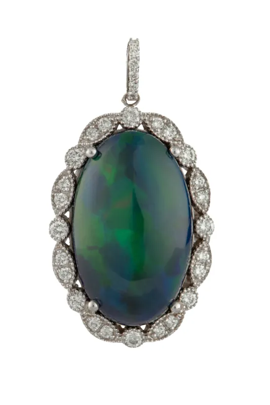 Opal & Diamond Pendant sold by Pinto Ranch