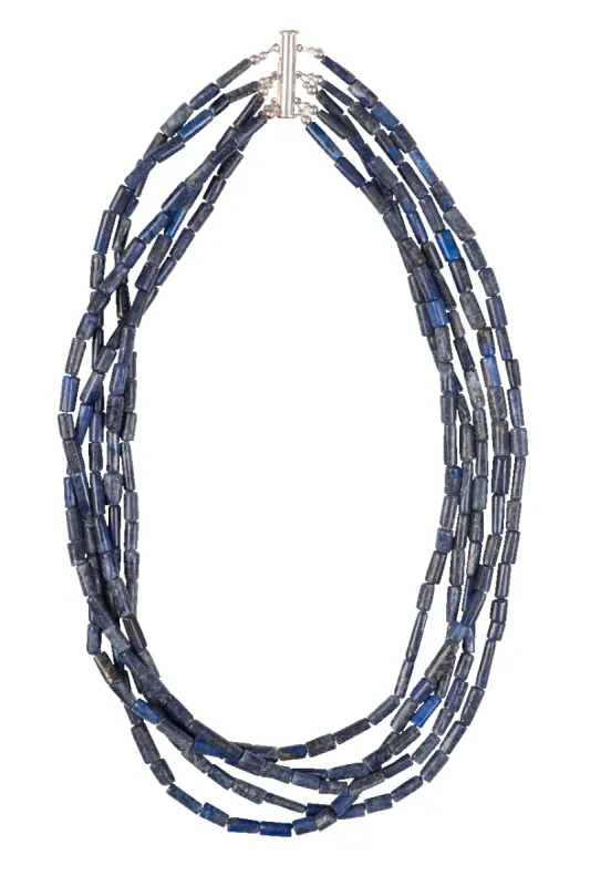 Lapis Lazuli Silver Necklace sold by Pinto Ranch