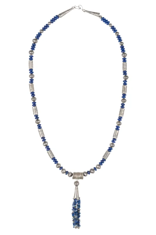 Lapis Lazuli Tassel Necklace sold by Pinto Ranch