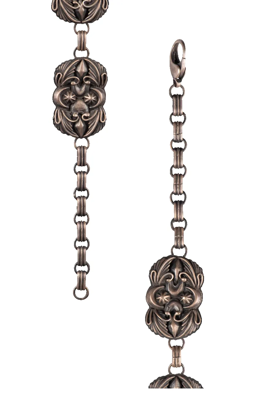 Birdseye Kingman Turquoise Silver Necklace sold by Pinto Ranch product image thumbnail 3