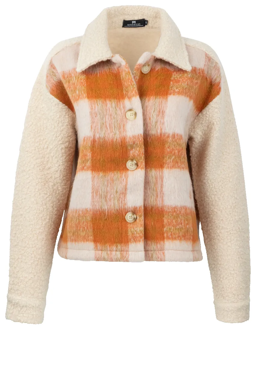 Maverick's Plaid & Boucle Shacket sold by Pinto Ranch