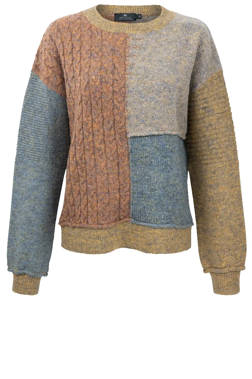 Maverick's Multi Patch Sweater sold by Pinto Ranch