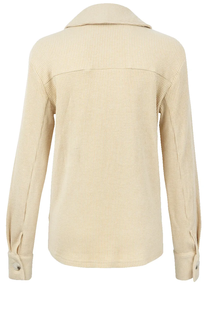 Maverick's Tan Waffle Shirt sold by Pinto Ranch product image thumbnail 2