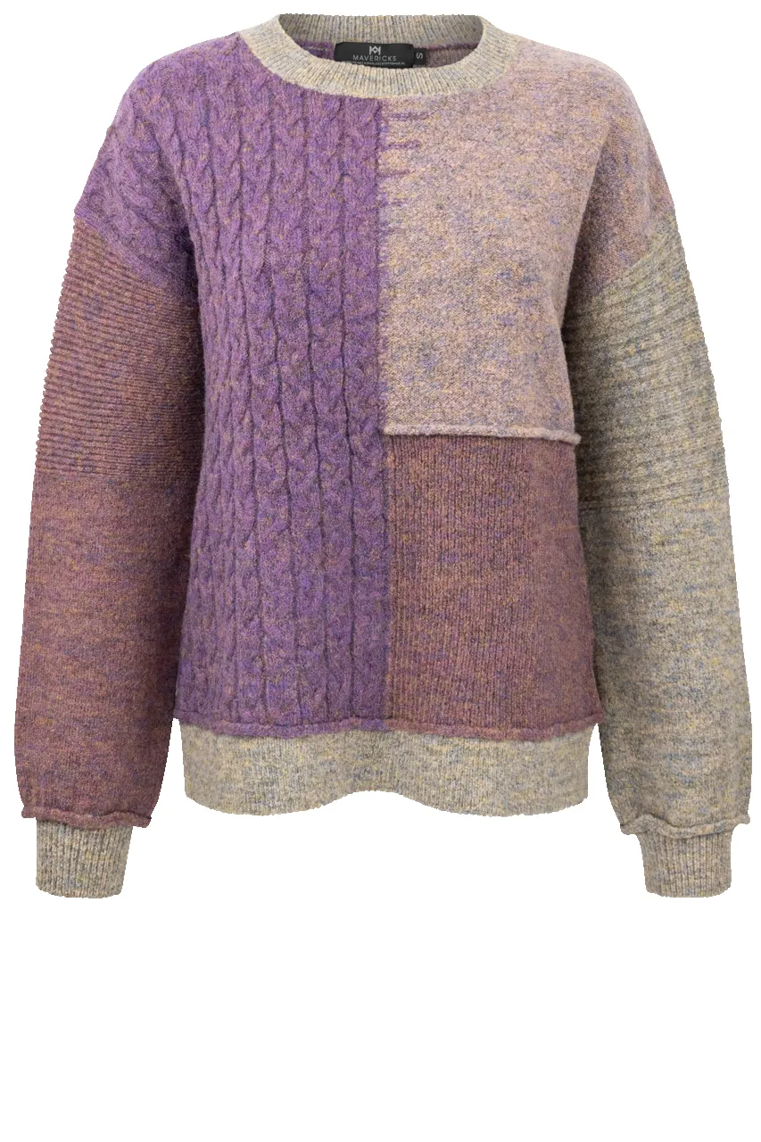 Maverick's Purple Patch Sweater sold by Pinto Ranch