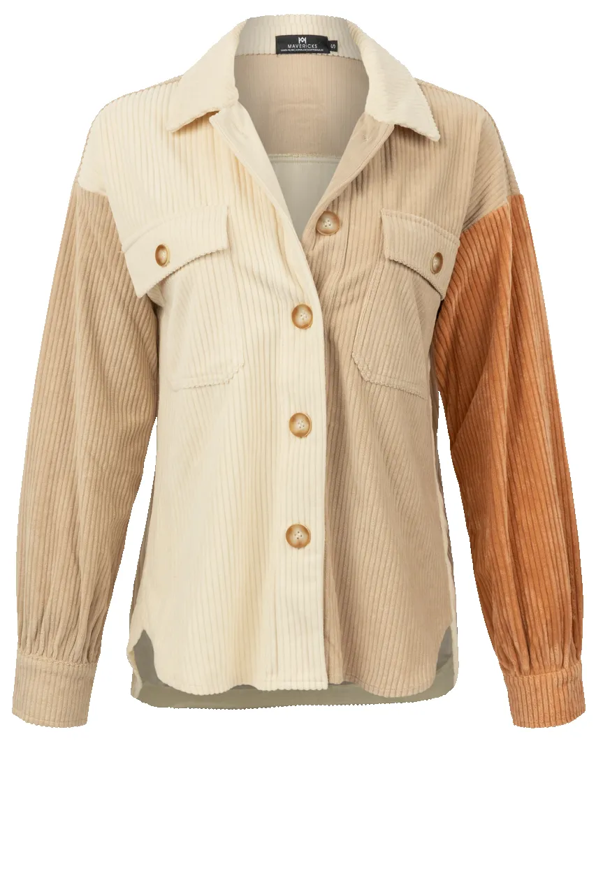 Maverick's Multi-Colored Corduroy Top sold by Pinto Ranch