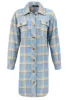 Maverick's Blue Midi Flannel Dress sold by Pinto Ranch