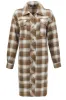 Maverick's Brown Midi Flannel Dress sold by Pinto Ranch