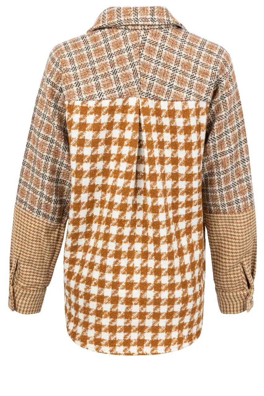 Maverick's Orange Plaid Shacket sold by Pinto Ranch product image thumbnail 2