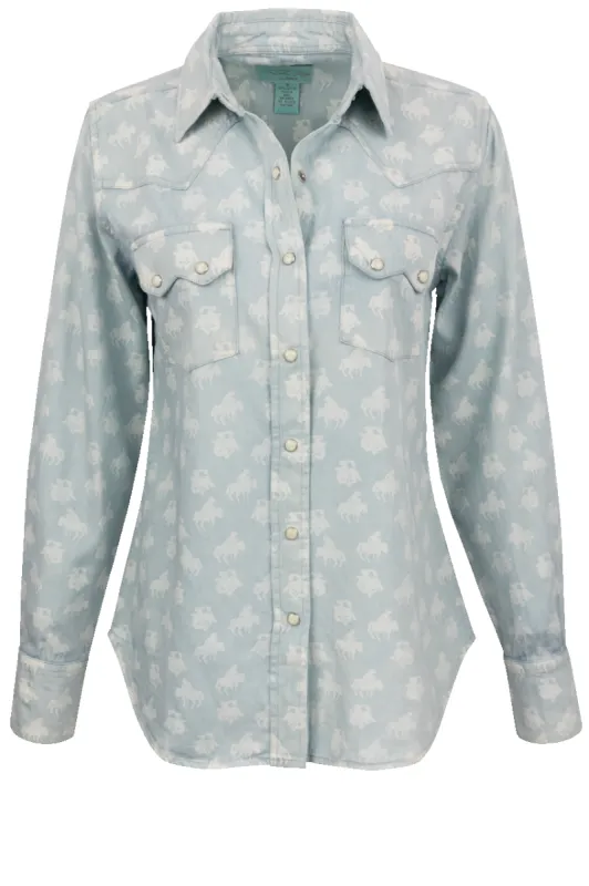 Tasha Polizzi Markie Bronco Printed Top sold by Pinto Ranch