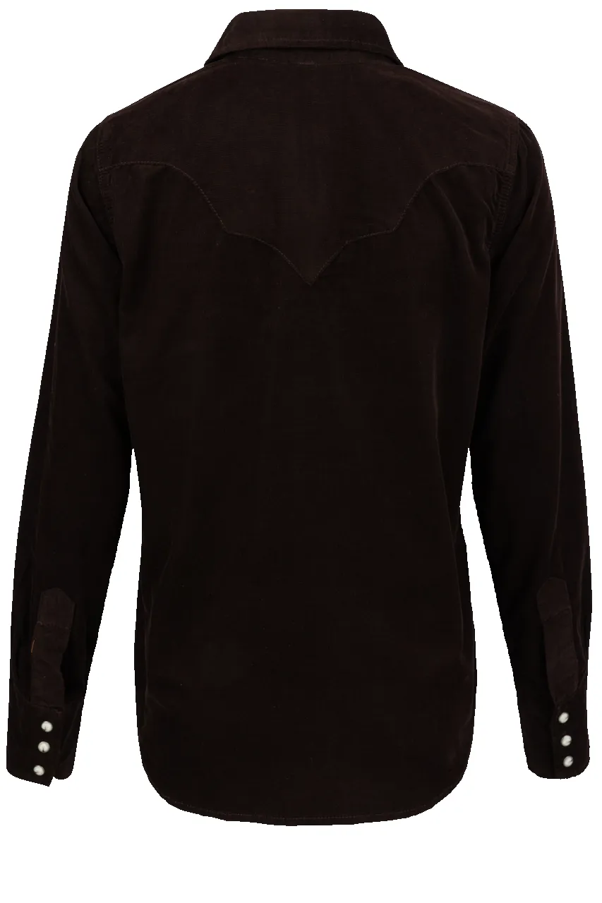 Stetson Women's Chocolate Corduroy Shirt sold by Pinto Ranch product image thumbnail 2