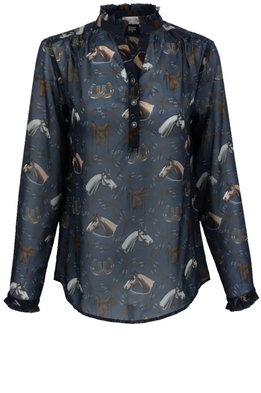 Tasha Polizzi Saratoga Print Blouse sold by Pinto Ranch