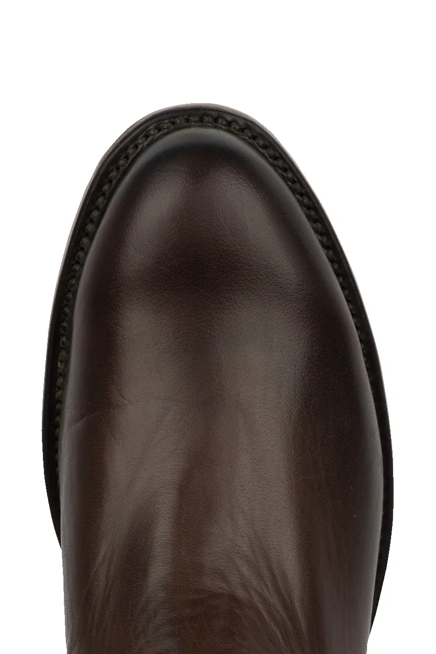 Lucchese Kennedy Florence Buffalo Roper Boots - Whiskey sold by Pinto Ranch product image thumbnail 4