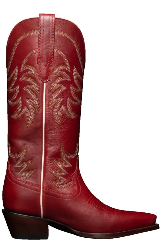 Tecovas Annie Cowgirl Boots - Scarlet sold by Pinto Ranch