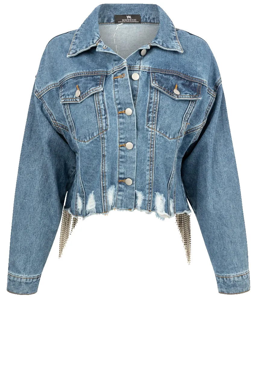 Maverick's Sparkle Denim Jacket sold by Pinto Ranch product image thumbnail 2