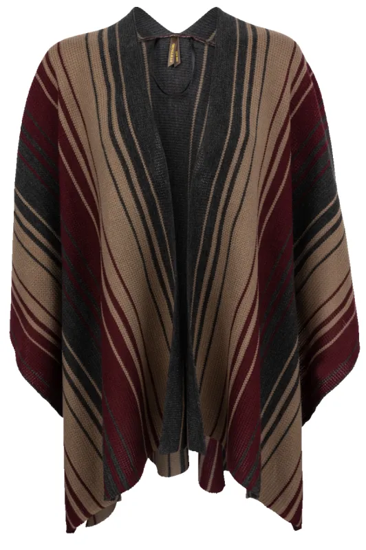 Stetson Women's Ombre Sweater Poncho sold by Pinto Ranch