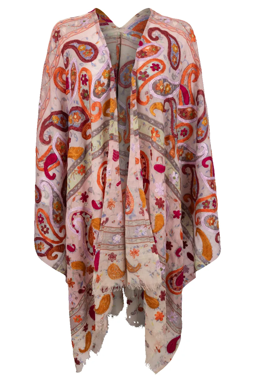 Anu Multi-Colored Ruana Wrap sold by Pinto Ranch product image thumbnail 2