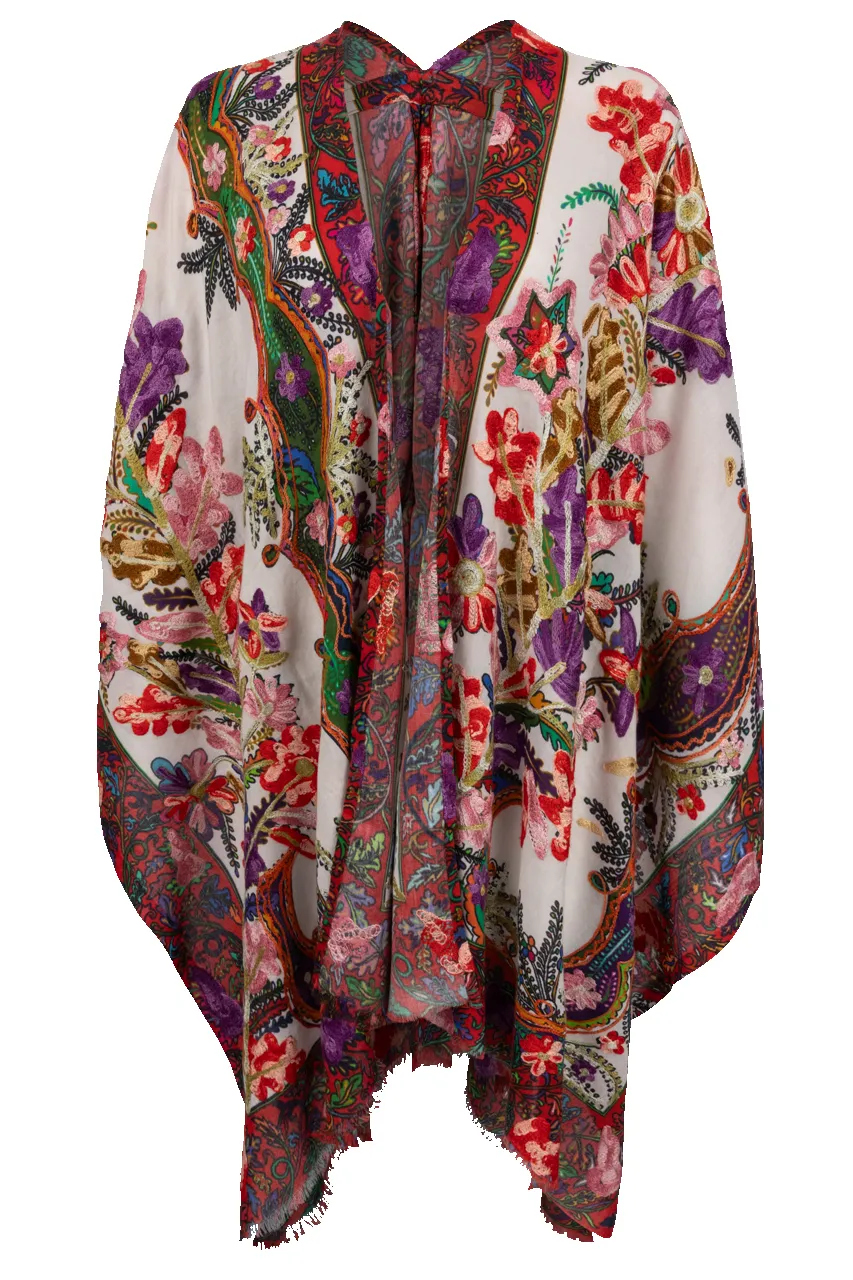 Anu Multi-Colored Ruana Wrap sold by Pinto Ranch