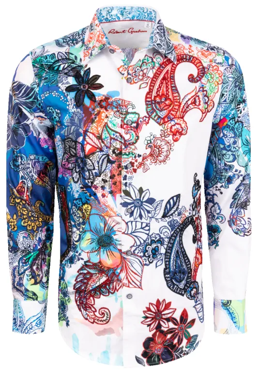 Robert Graham Branca Button-Front Shirt made by Robert Graham
