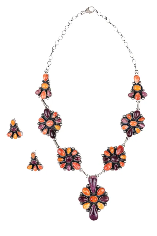 Multi-Color Spiny Oyster Necklace Set sold by Pinto Ranch