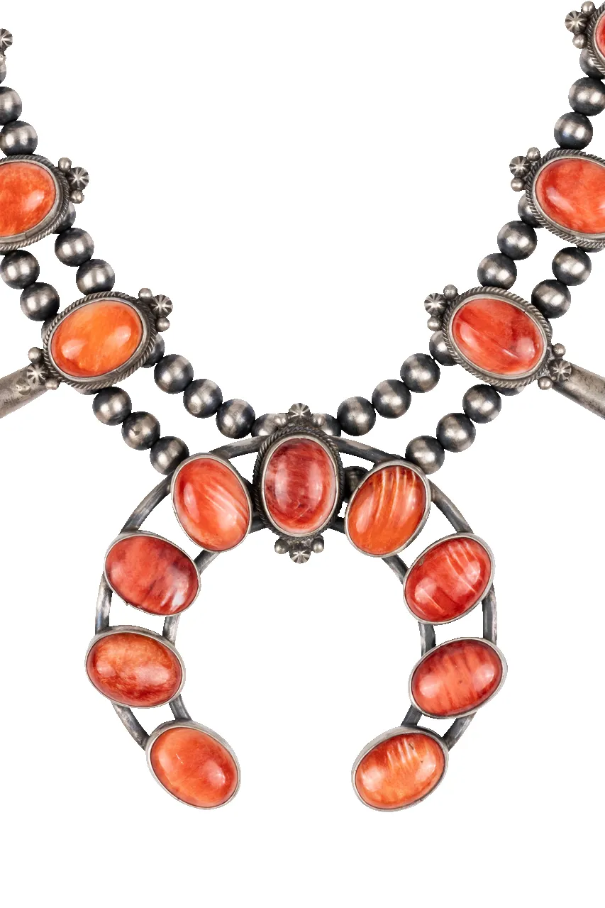 Spiny Oyster Squash Blossom Necklace Set sold by Pinto Ranch product image thumbnail 2