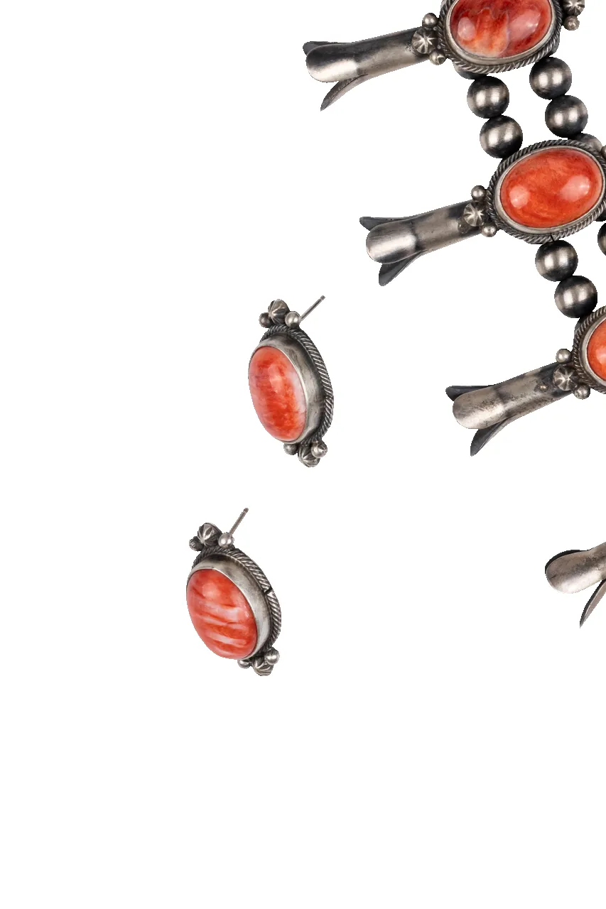 Spiny Oyster Squash Blossom Necklace Set sold by Pinto Ranch product image thumbnail 3