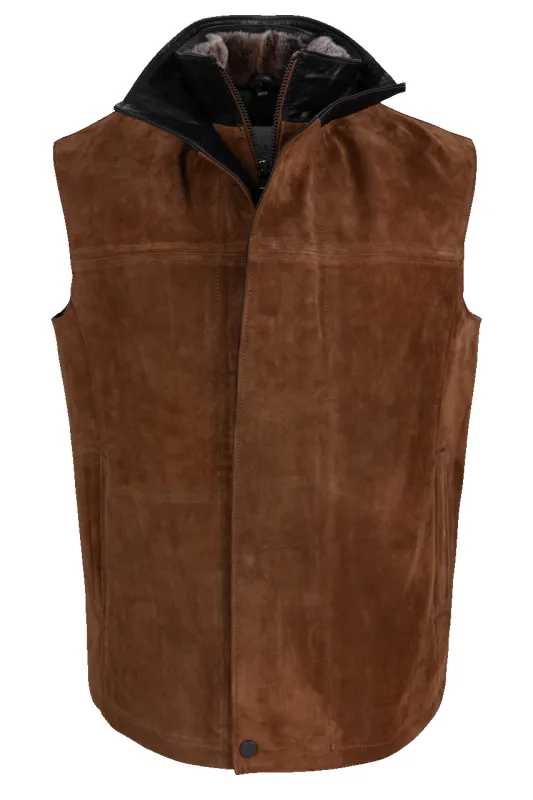 Pinto Ranch Cowhide Suede Vest sold by Pinto Ranch