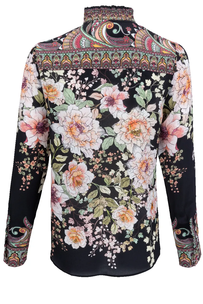 Hale Bob Hanna Silk Floral Blouse sold by Pinto Ranch product image thumbnail 2