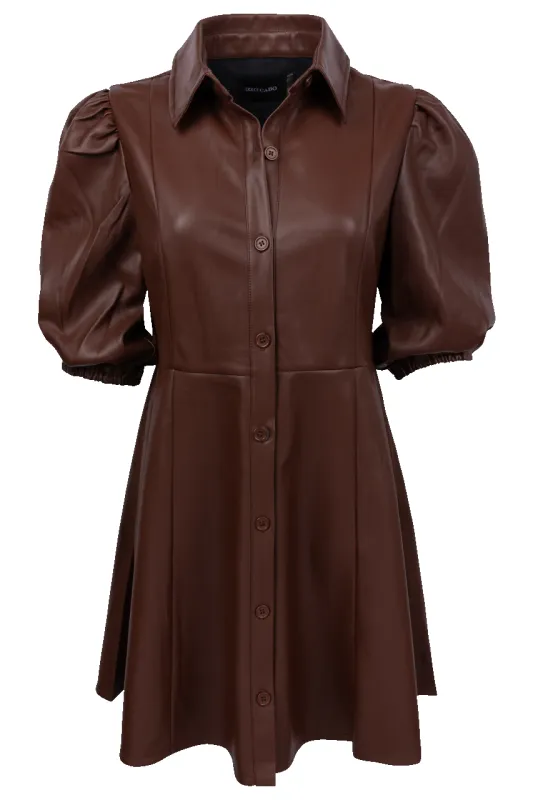 Dolce Cabo Vegan Leather A-Line Dress sold by Pinto Ranch