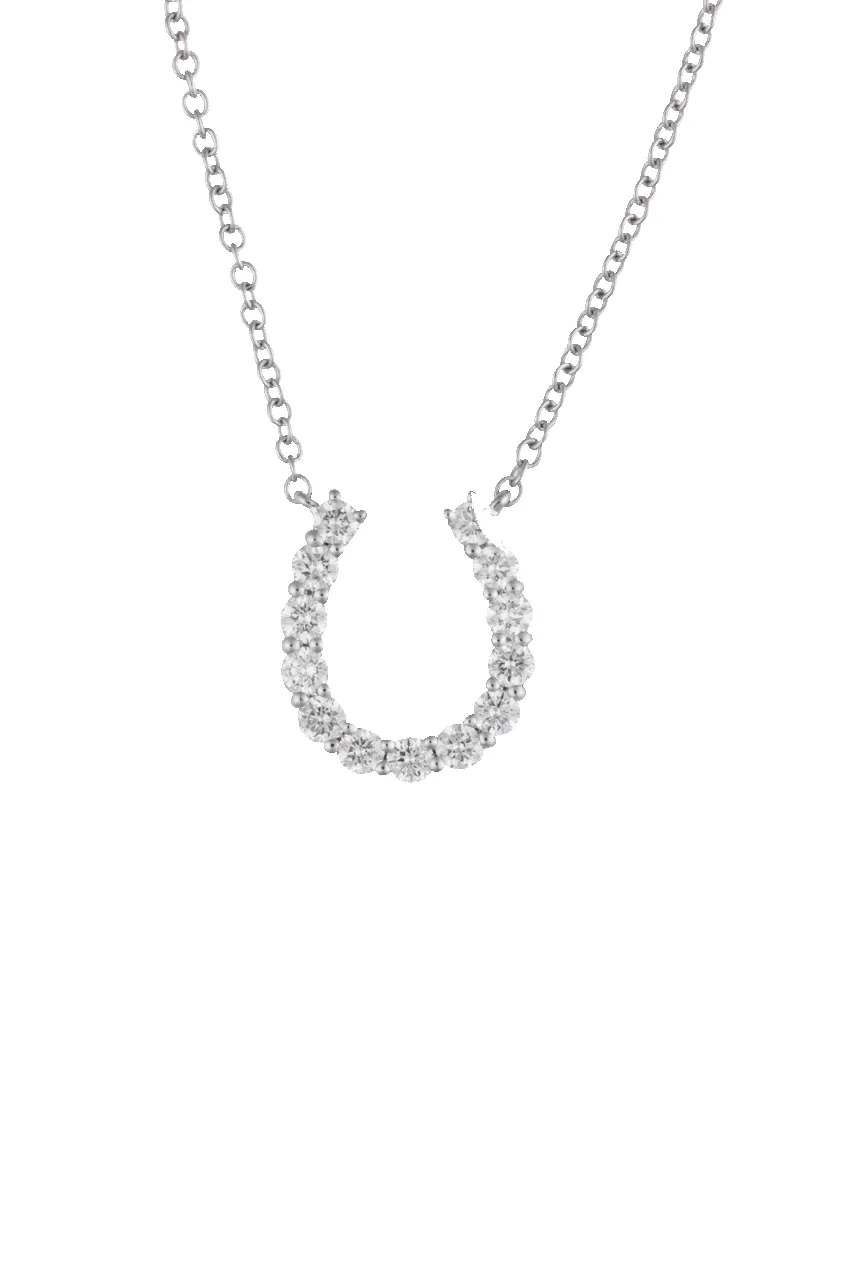 Karina Brez Medium Lucky Horseshoe Necklace sold by Pinto Ranch